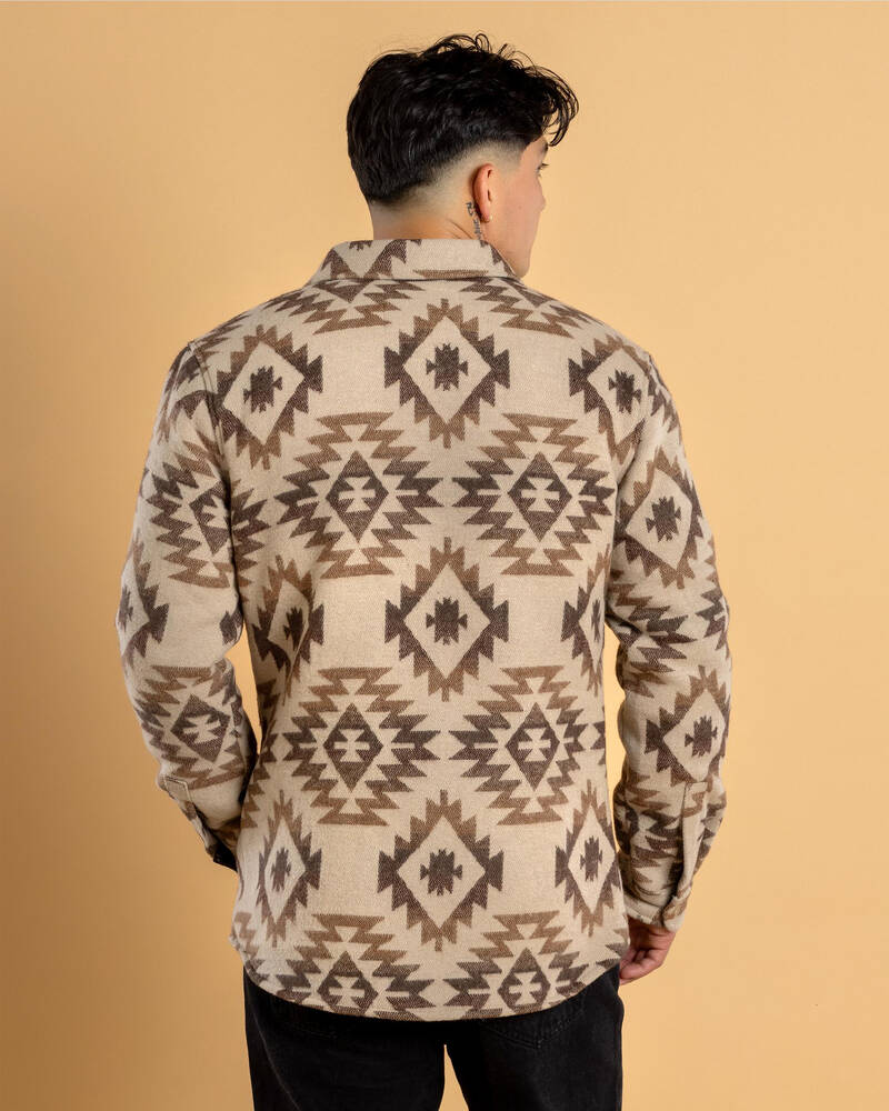 Skylark Mosaic Long Sleeve Shirt for Mens
