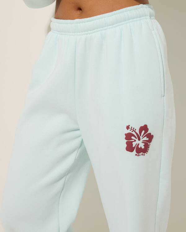 Malibu Lounge Hibiscus Track Pants for Womens