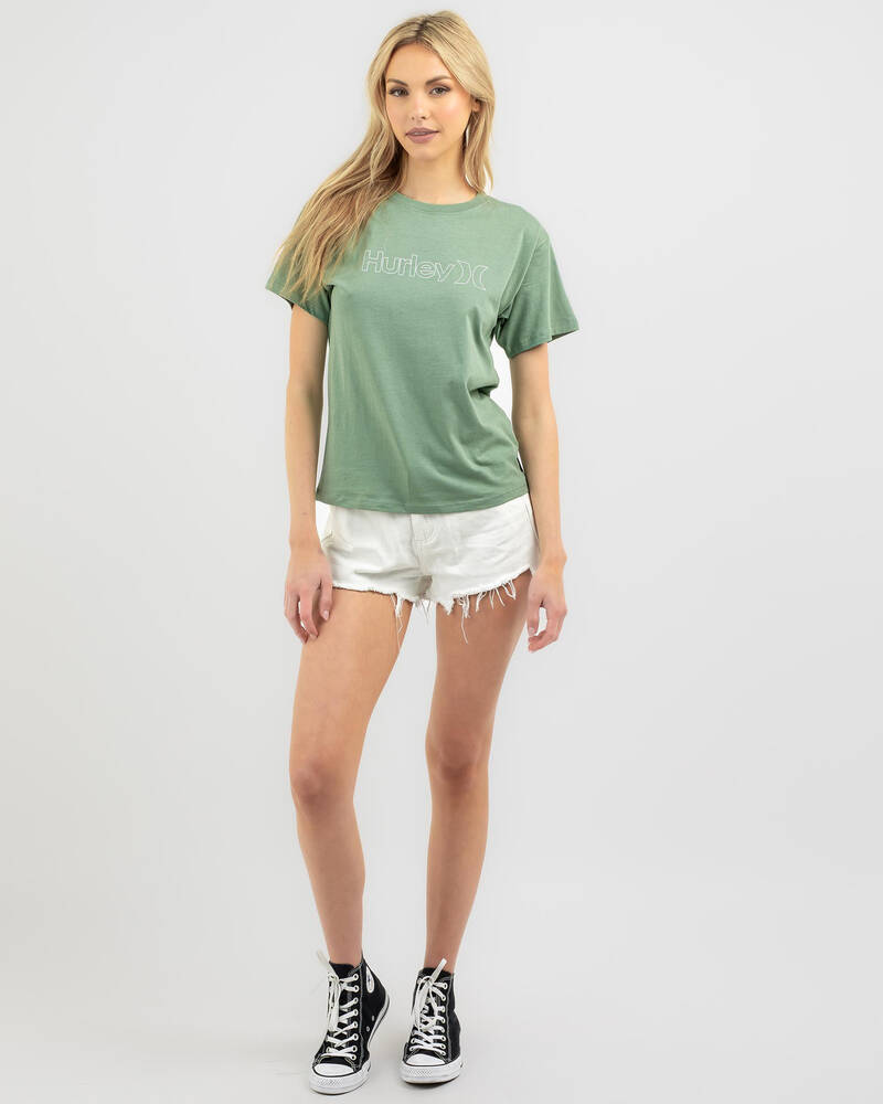Hurley Outline T-Shirt for Womens