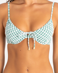 Billabong Wave Check Ella Underwire Bikini Top for Womens image number null