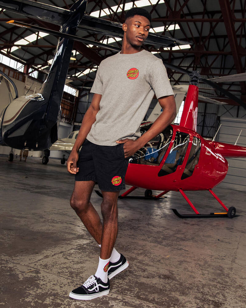 Santa Cruz Classic Dot Chest T-Shirt for Mens