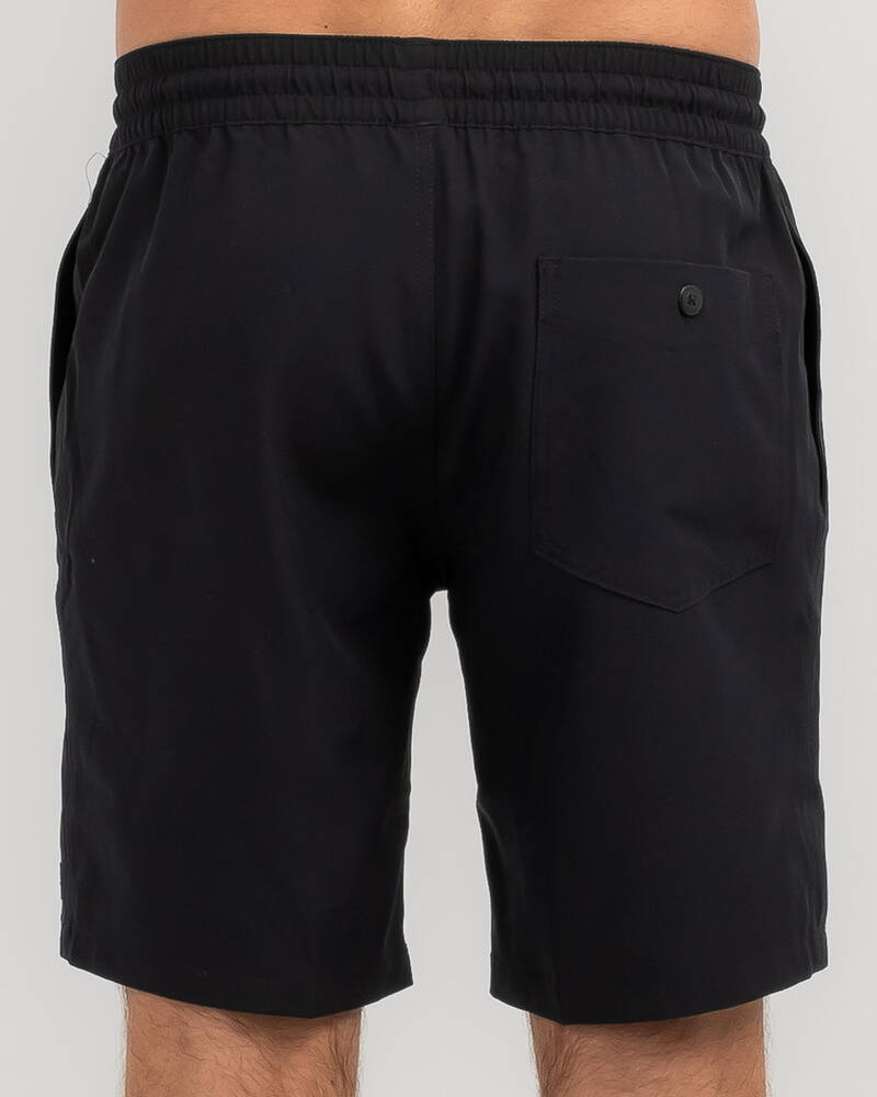 Volcom Stones Hybrid Elastic Waist Shorts for Mens