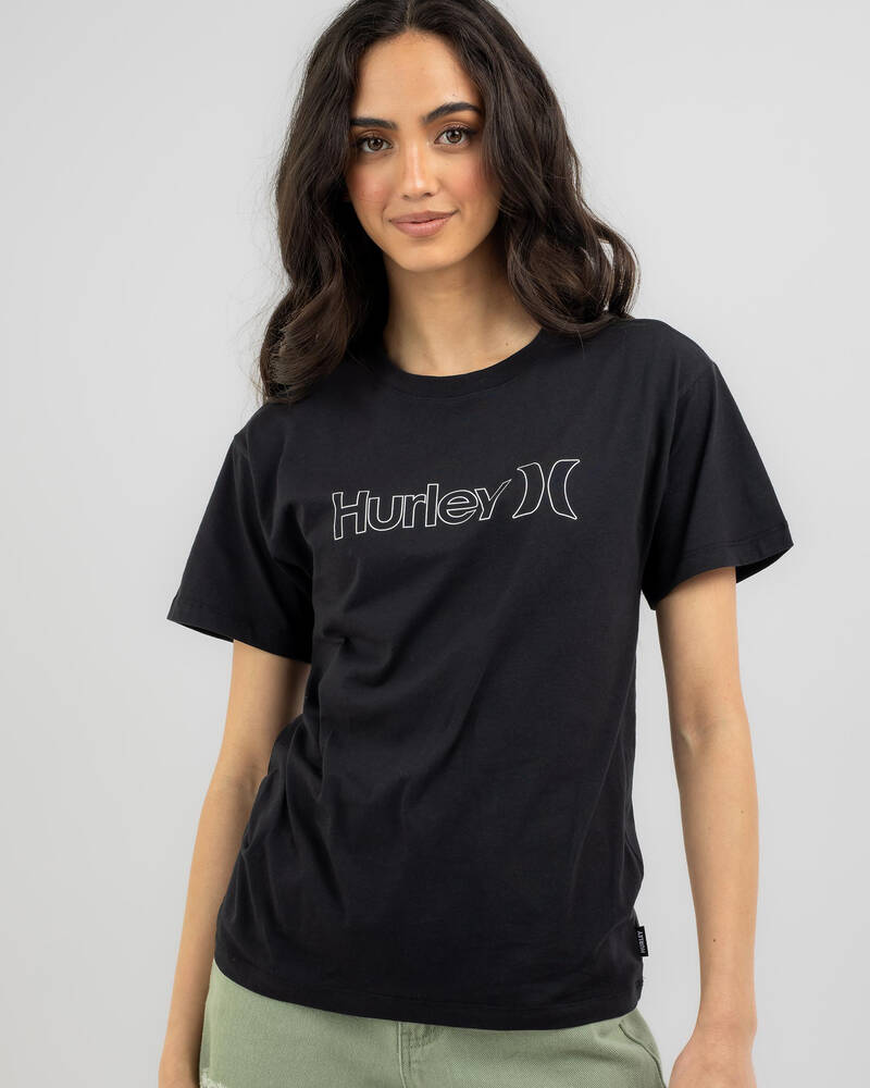Hurley Outline T-Shirt for Womens