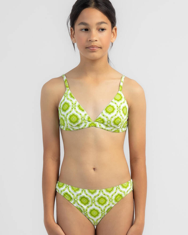 Kaiami Girls' Gidget Triangle Bikini Set for Womens