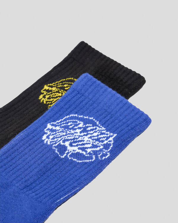 Santa Cruz Boys' Universal Oval Dot Socks 2 Pack for Mens