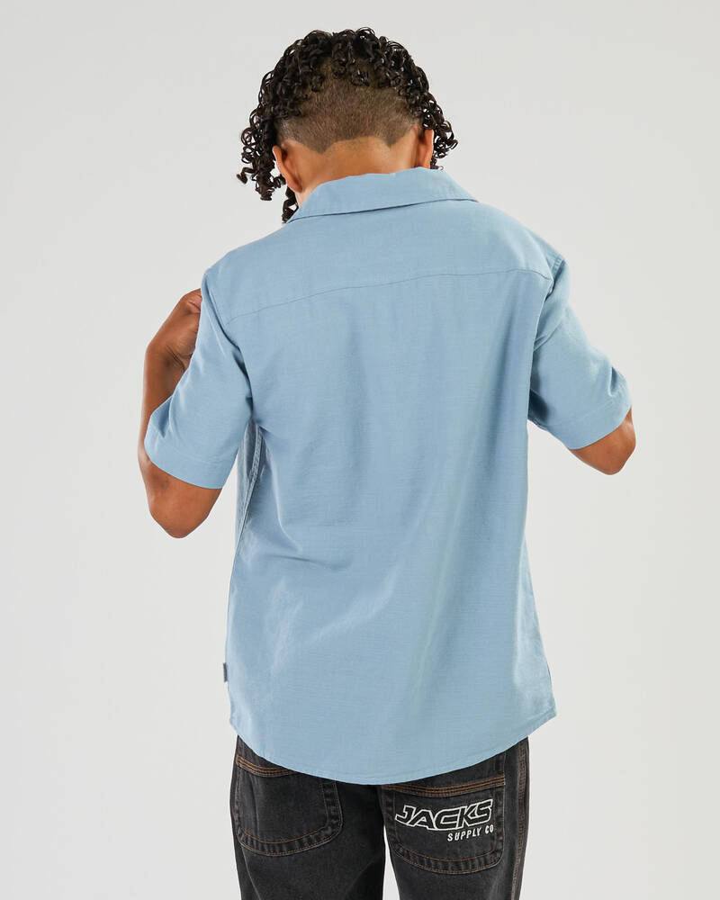 Skylark Boys' Integral Short Sleeve Shirt for Mens