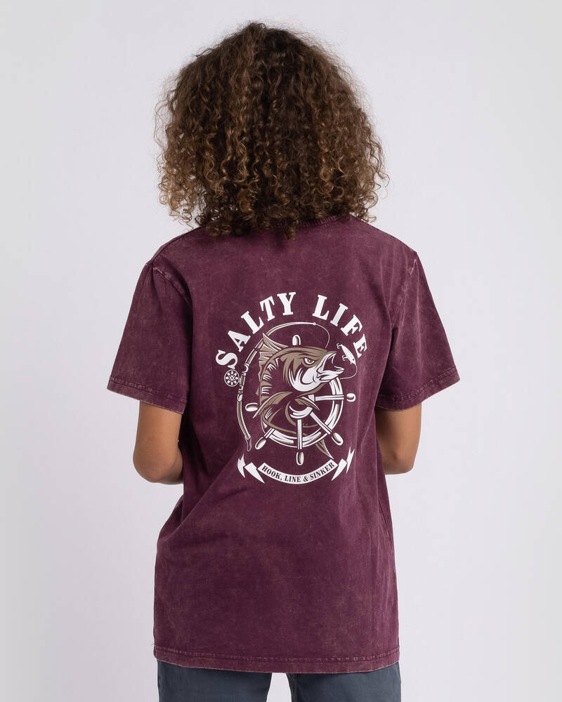 Salty Life Boys' Castaway T-Shirt for Mens