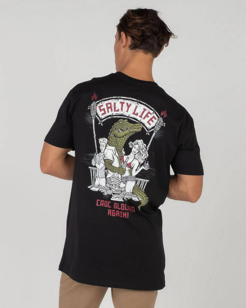 Salty Life Croc Block T-Shirt for Mens