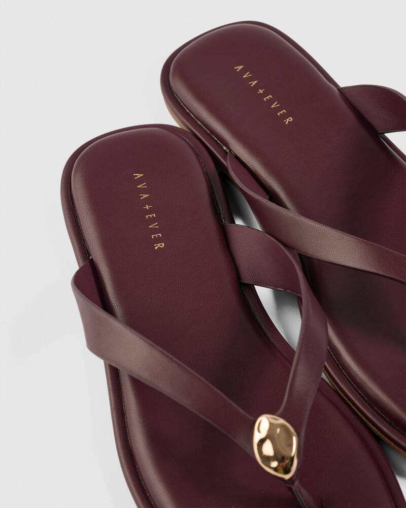 Ava And Ever Luna Thong Slide Sandals for Womens