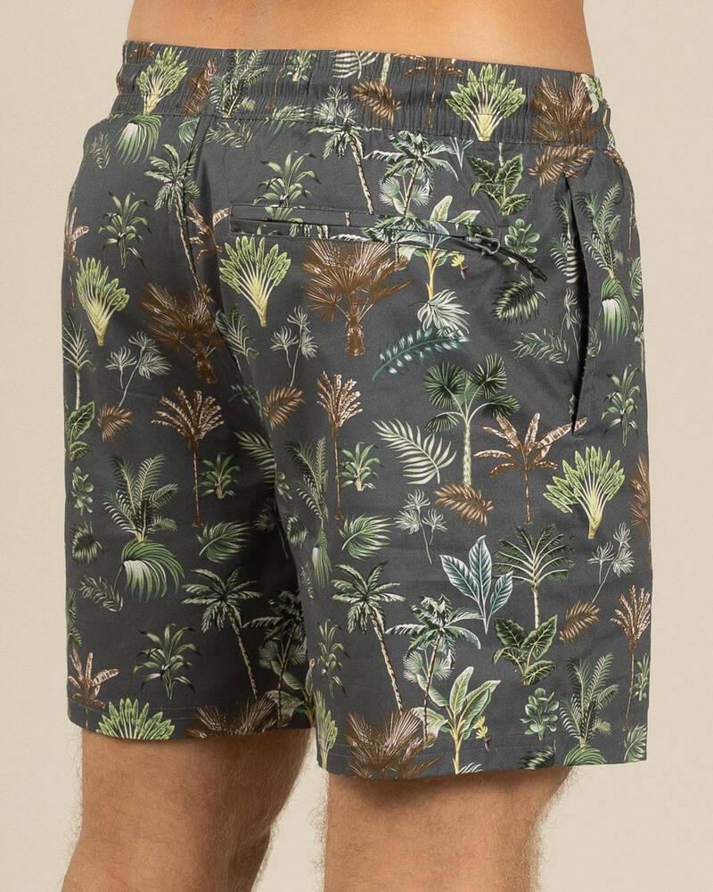 Jacks Wasteland Elastic Waist Shorts for Mens