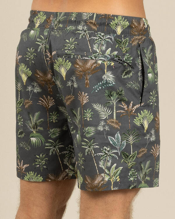 Jacks Wasteland Elastic Waist Shorts for Mens