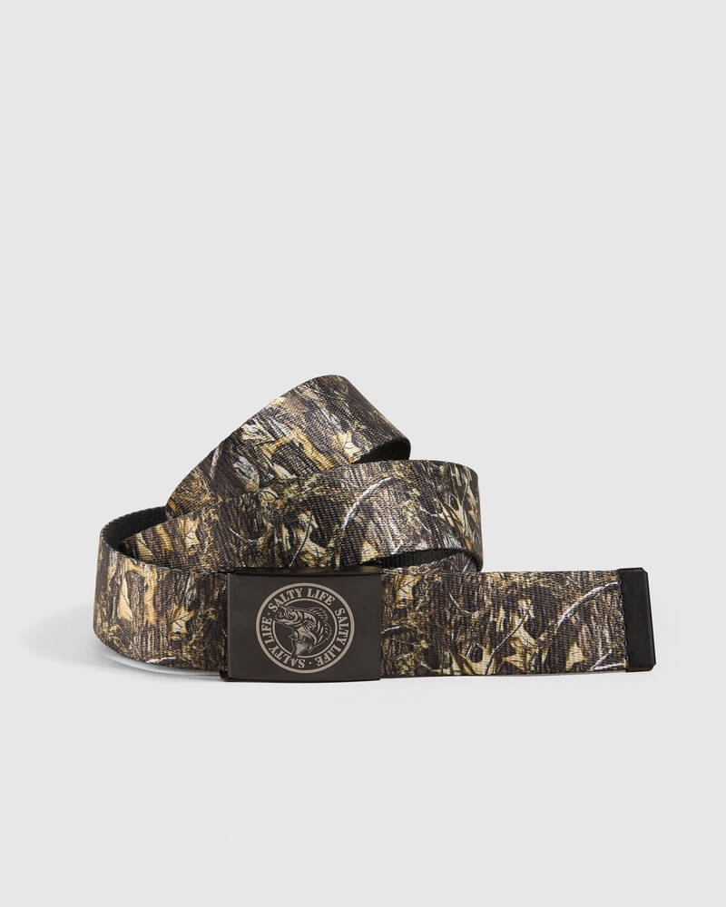 Salty Life Into the Woods Reversible Web Belt for Mens