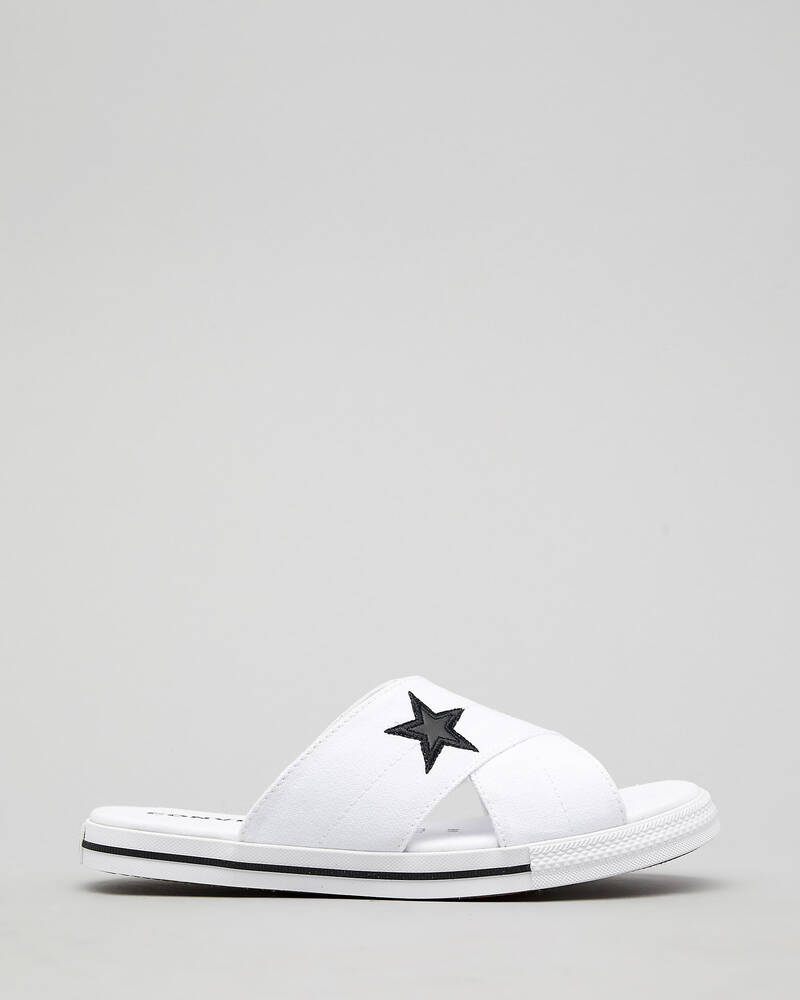 Converse One Star Slide Sandals for Womens