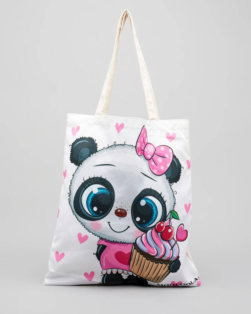 Get It Now Cutie Pie Panda Canvas Eco Bag for Womens