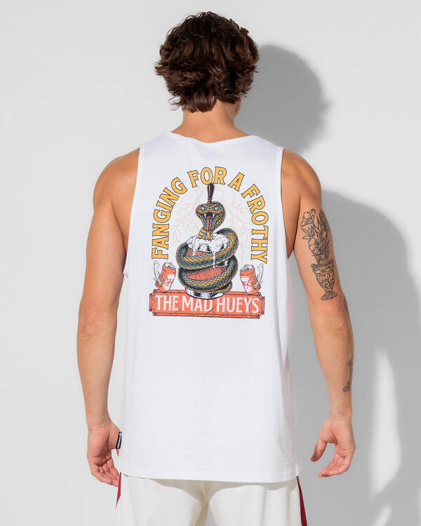 The Mad Hueys Fanging Keg Singlet Tank for Mens