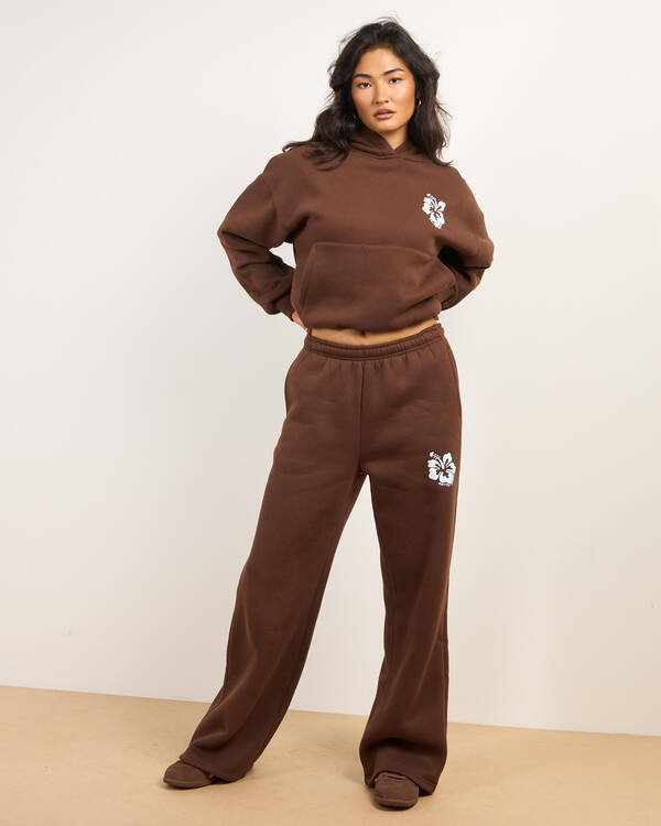 Malibu Lounge Malibu Lounge Hibiscus Sweatpants for Womens
