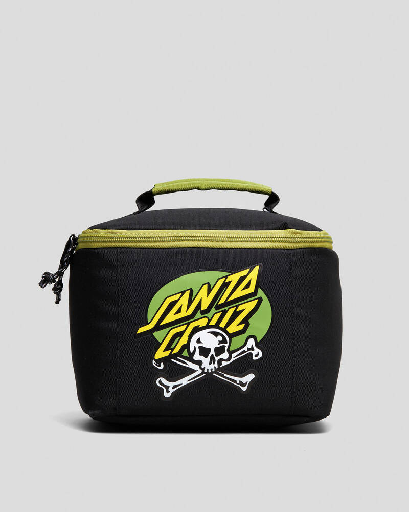 Santa Cruz Oval Dot Skull Lunch Box for Mens