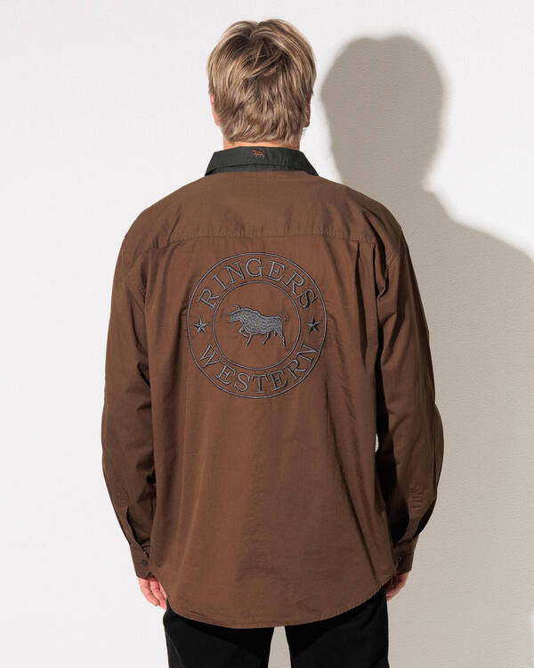 Ringers Western Hawkeye Contrast Colour Work Shirt for Mens