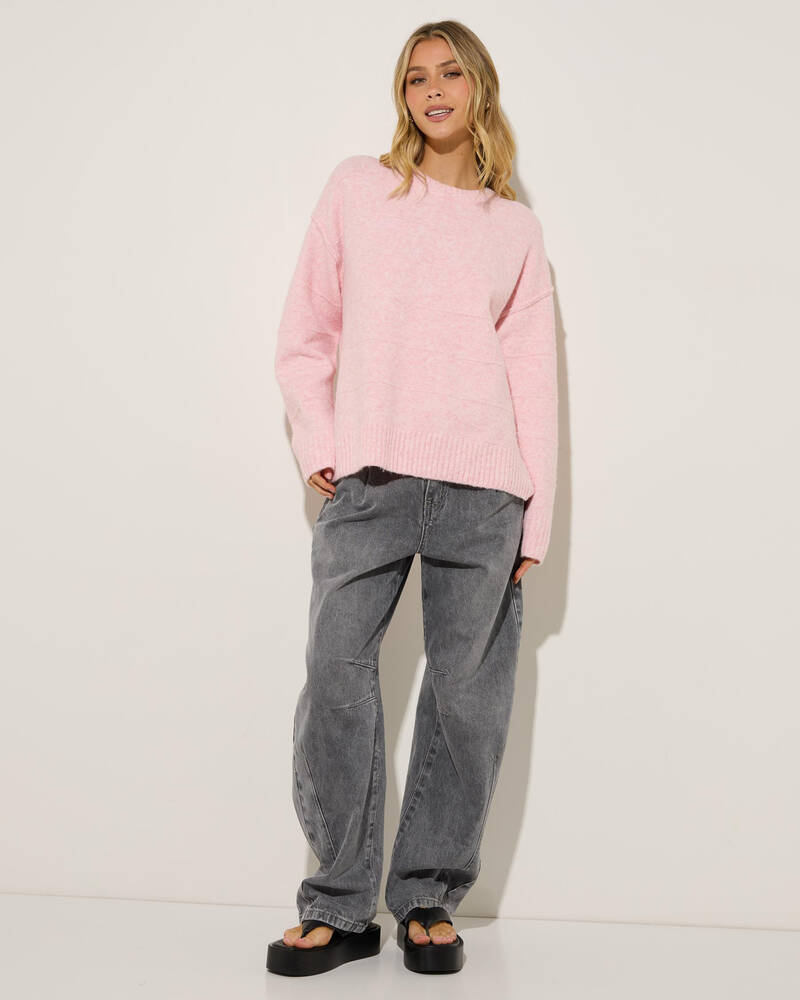 Mooloola Sonic Crew Neck Knit Jumper for Womens