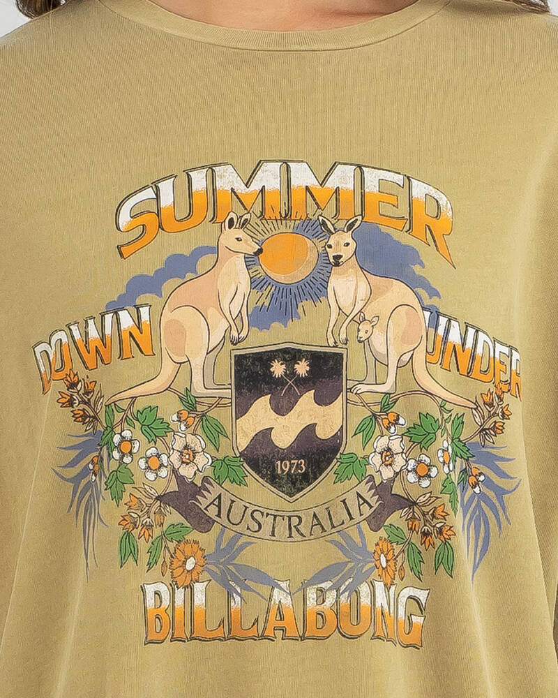 Billabong Summer Down Under T-Shirt for Womens
