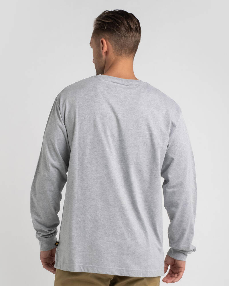 Cat Trademark Banner Long Sleeve T-Shirt for Mens