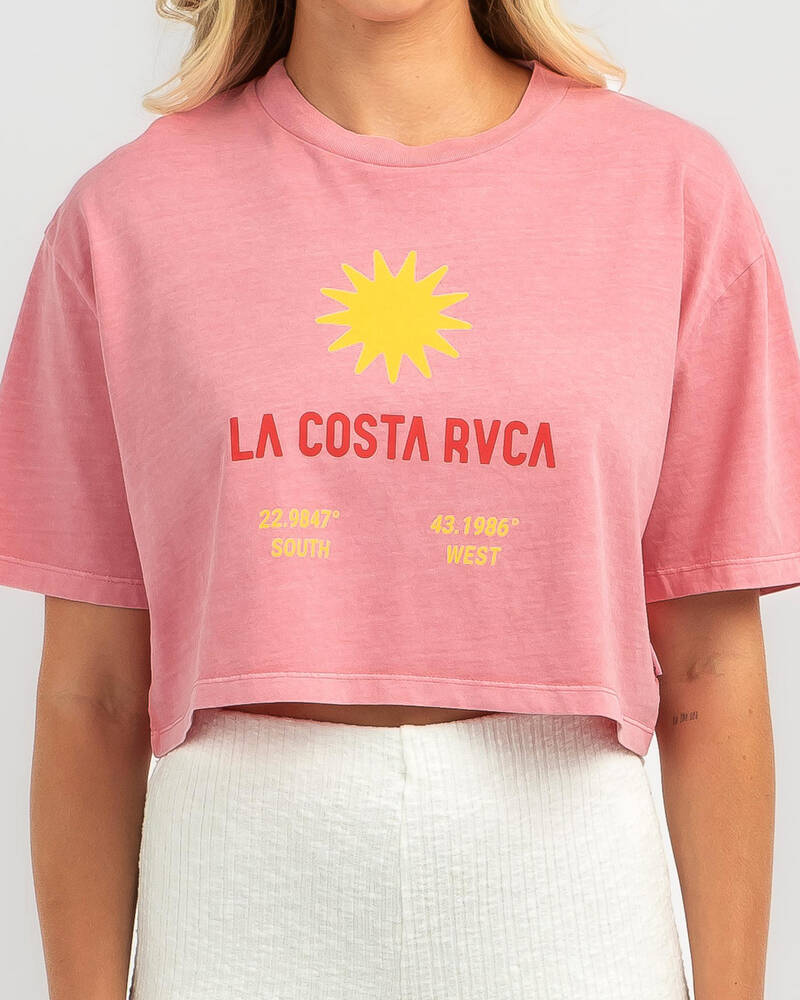 RVCA La Costa Half T-Shirt for Womens