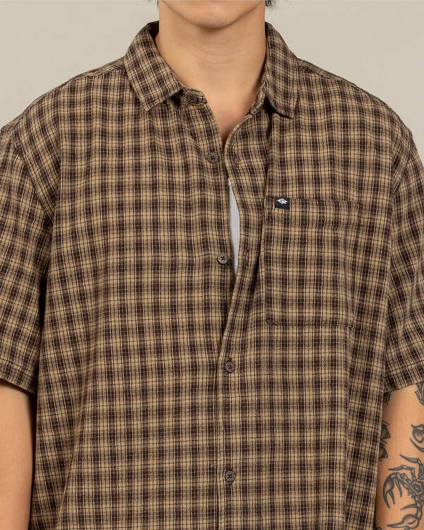 Rip Curl Classic Surf Check Short Sleeve Shirt for Mens
