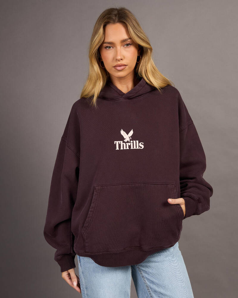 Thrills Strength And Glory Cocoon Hoodie for Womens
