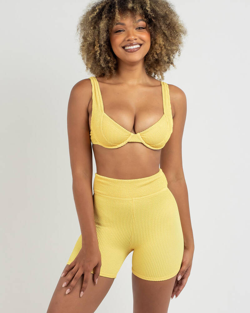 Billabong Summer High Biker Shortie Bikini Bottom for Womens