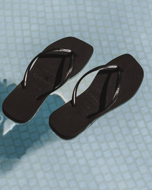 Slim Square Thongs