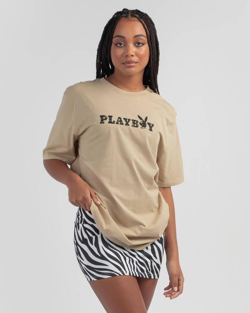 Playboy Bunny O T-Shirt for Womens