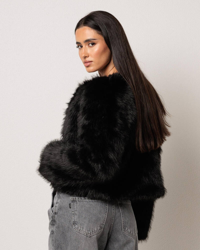 Ava And Ever Harlow Faux Fur Jacket for Womens