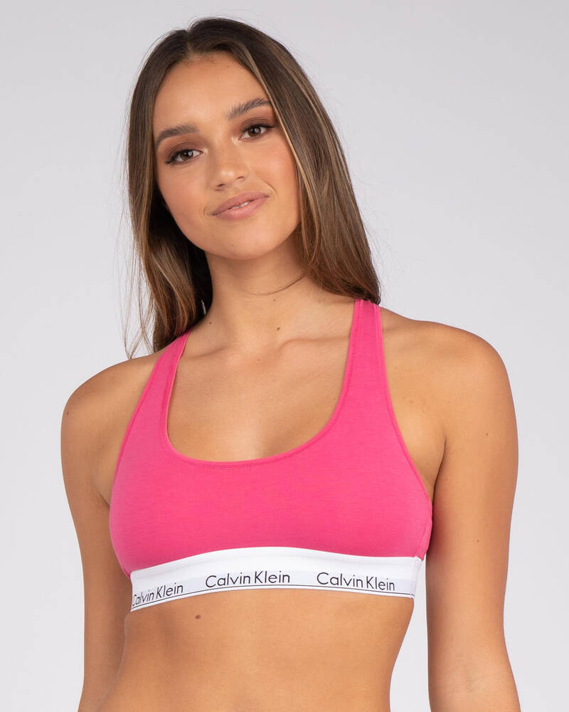 Calvin Klein Cotton Unlined Bralette for Womens