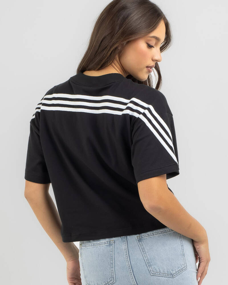 adidas Future Icons 3 Stripe T-Shirt for Womens