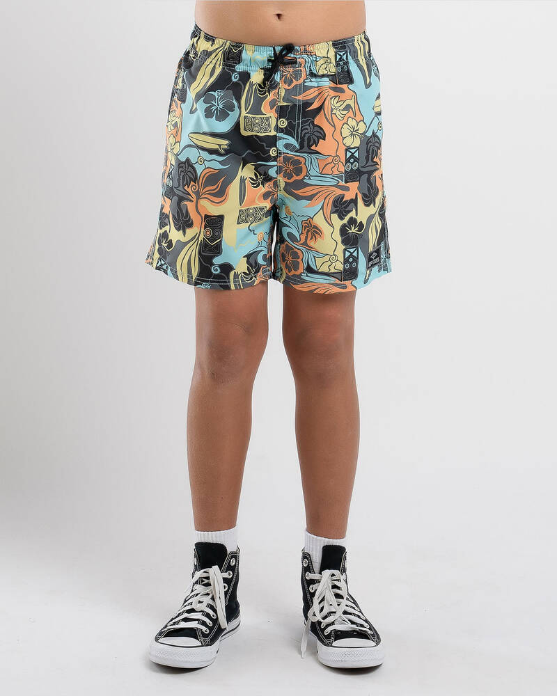 Rip Curl Boys' Shred Revival Board Shorts for Mens