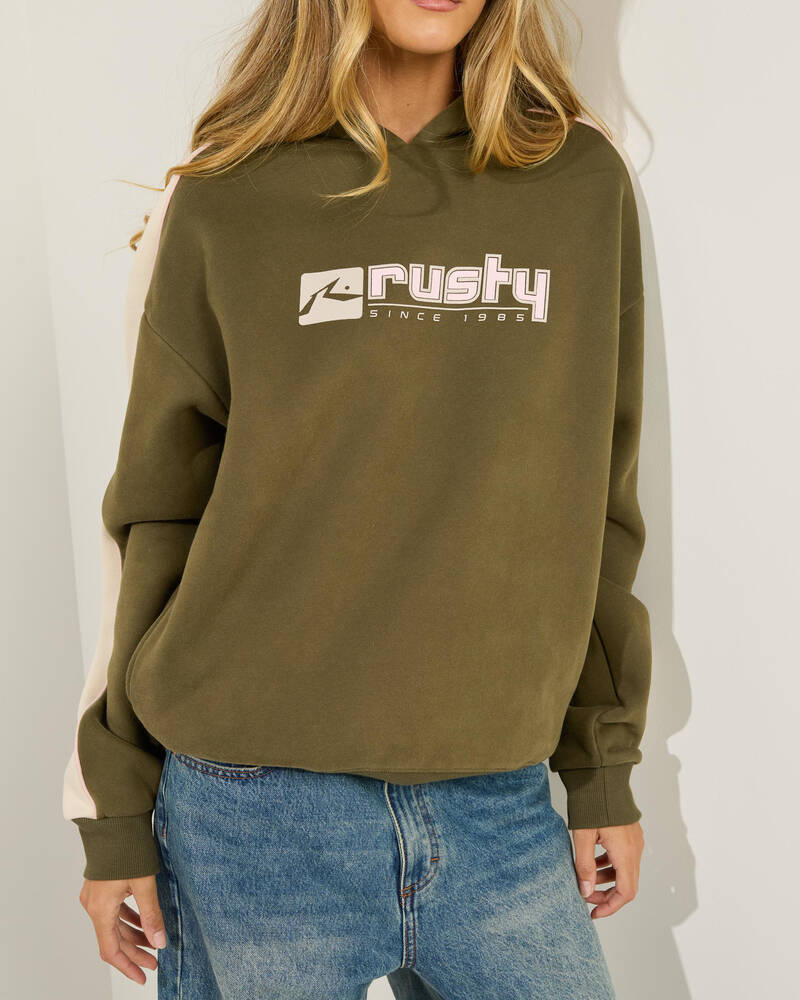 Rusty Hailstone Oversized Hoodie for Womens