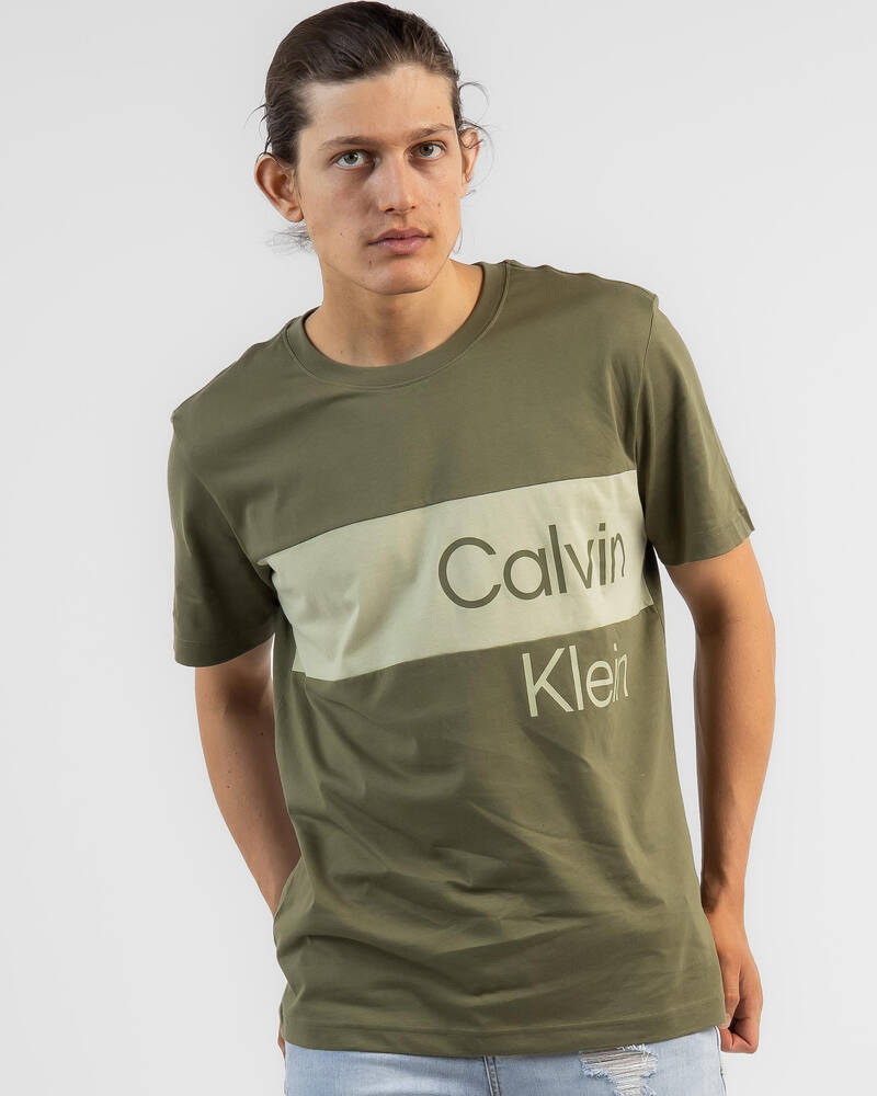 Calvin Klein Institutional Blocking T-Shirt for Mens