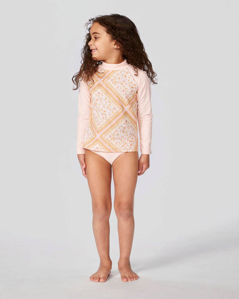 Rip Curl Toddlers' Moonflower Long Sleeve Rash Vest Set for Womens