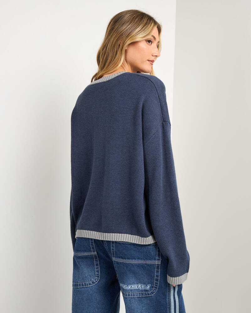 Rusty Rider Relaxed Knit Jumper for Womens