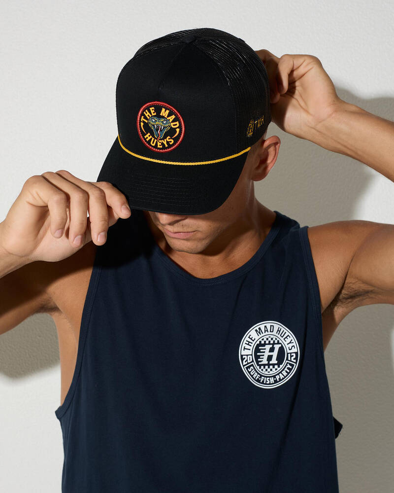 The Mad Hueys Fanging Keg Trucker Cap for Mens