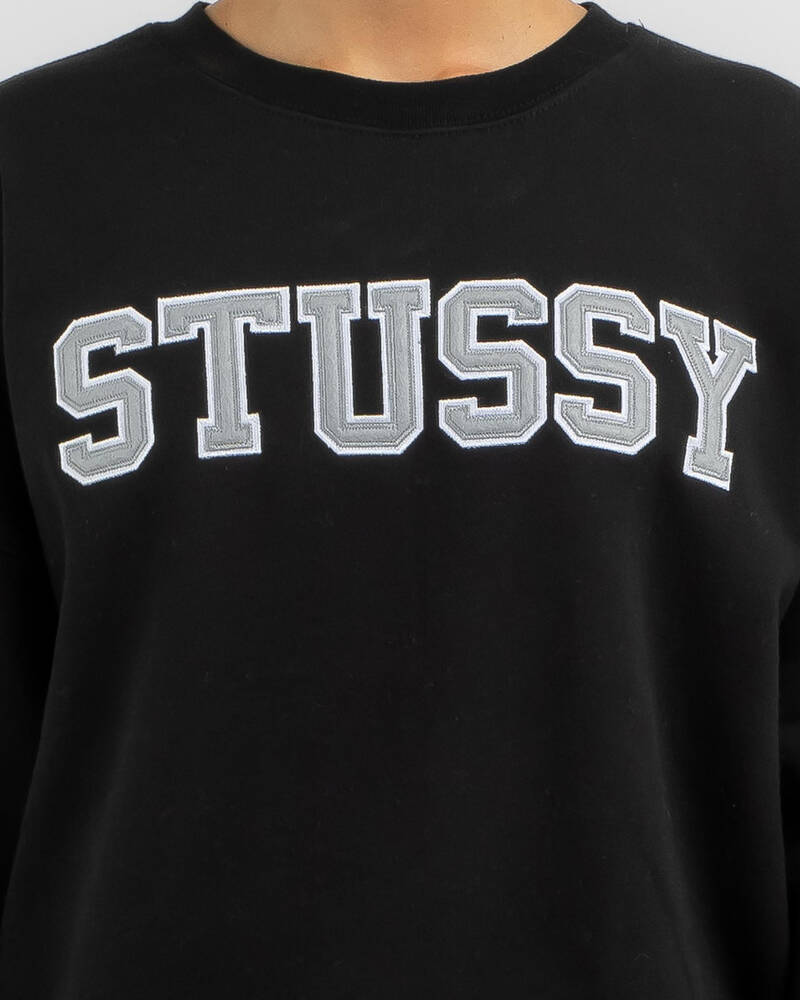 Stussy Relaxed Oversized Crew for Womens