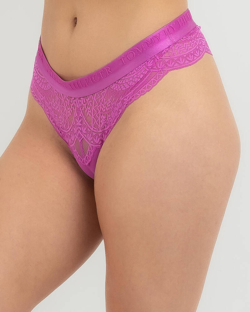 Tommy Hilfiger Lace Brazilian Brief for Womens