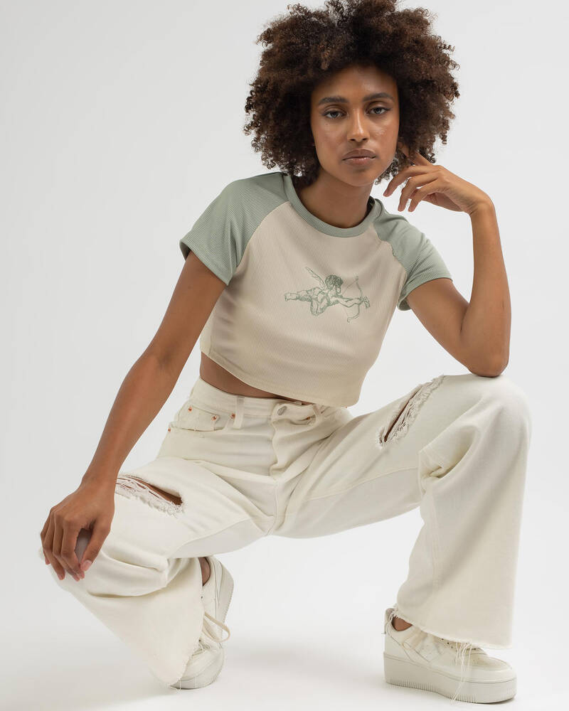 MRKT. Cupid Baby Tee for Womens