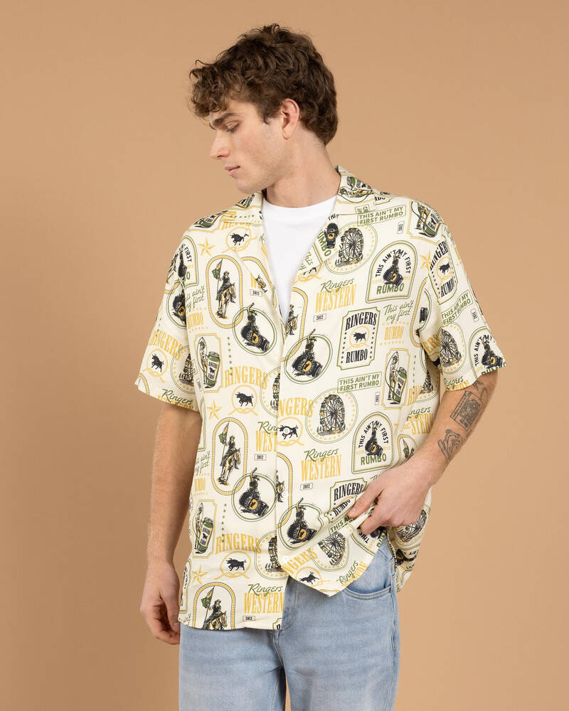 Ringers Western Aint My First Rumbo Short Sleeve Shirt for Mens