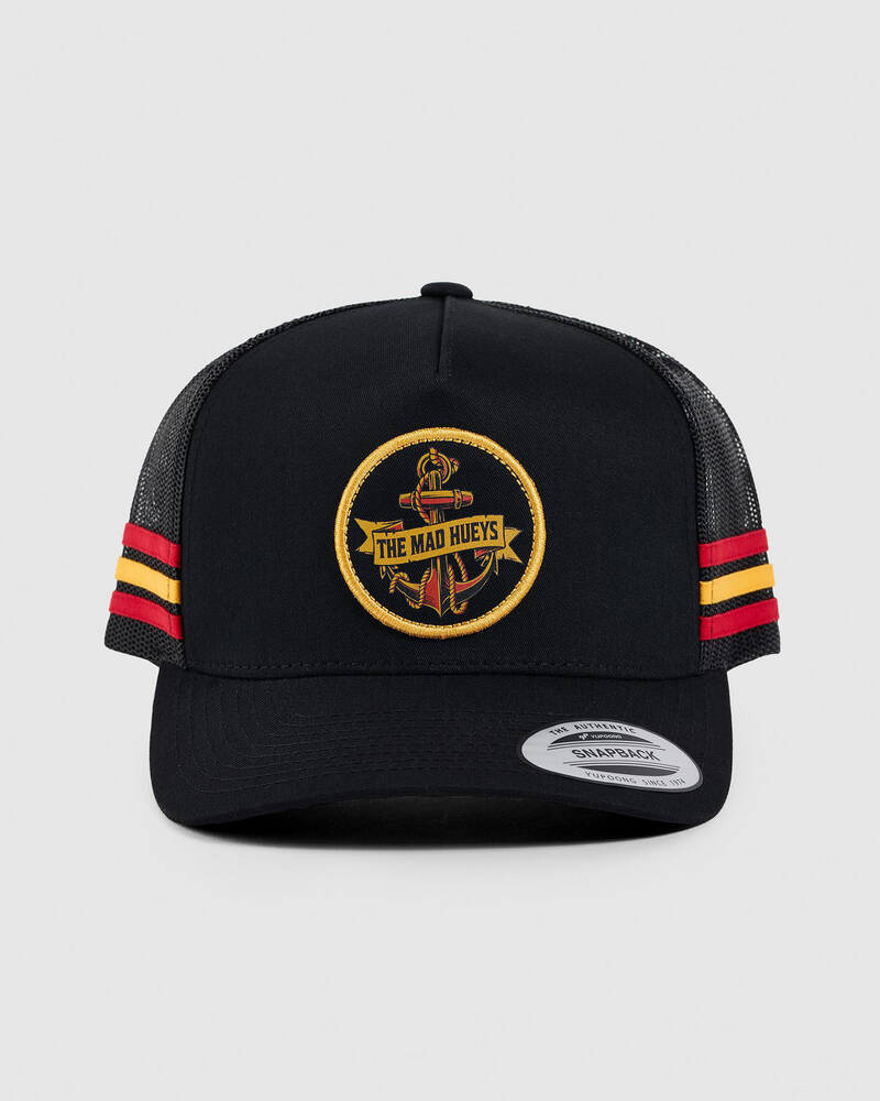 The Mad Hueys Flame Anchor Trucker Cap for Mens