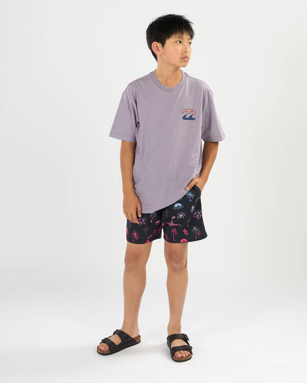 Skylark Boys' Lean Back Elastic Waist Shorts for Mens