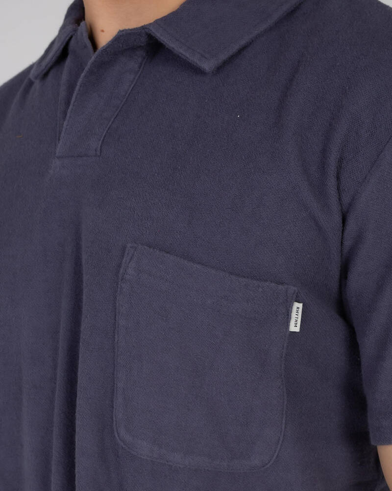 Rhythm Vintage Terry Polo Shirt for Mens