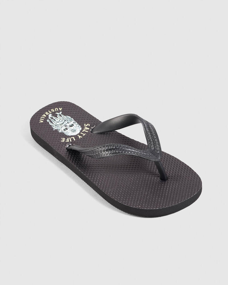 Salty Life Boys' Raiders Thongs for Mens