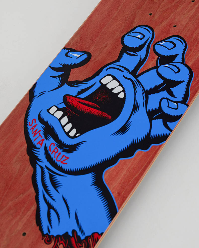 Santa Cruz Screaming Hand 8.0" Skateboard Deck for Mens