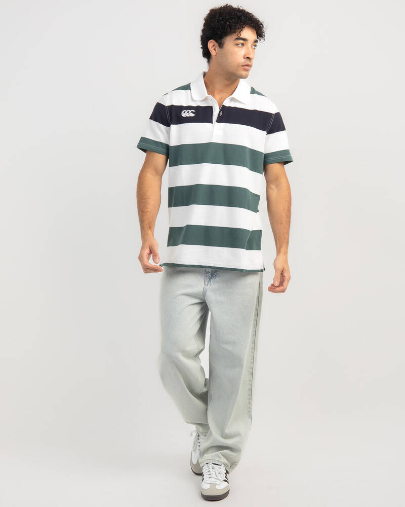 Canterbury Engineered Stripe Polo T-Shirt for Mens